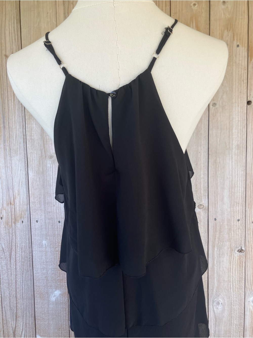 HYFVE Black Tiered Ruffle Prom Dress - Picture 4 of 6